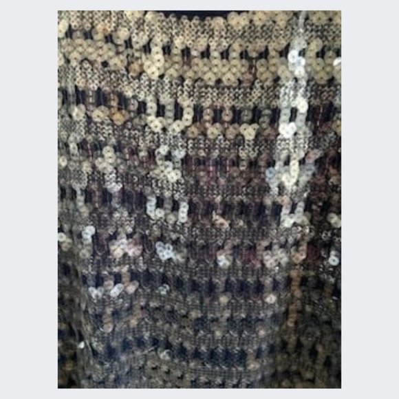 Never Worn!, Coldwater Creek Blue Sequence Formal Tank - Picture 4 of 4